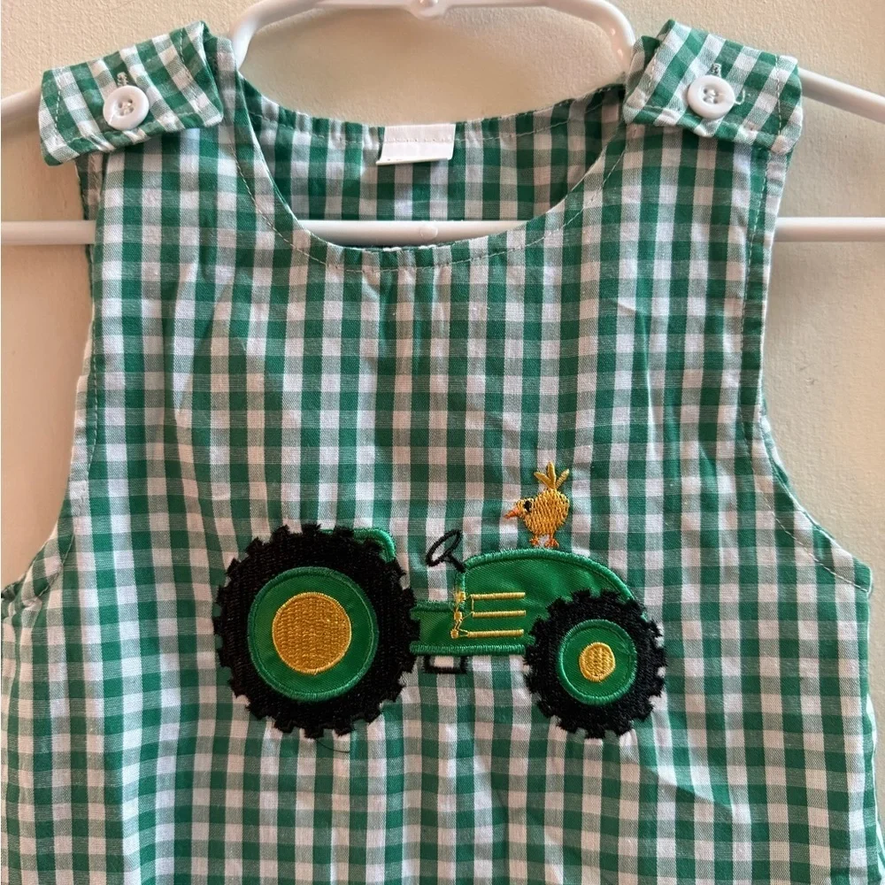 New Gingham Farm Tractor Longalls